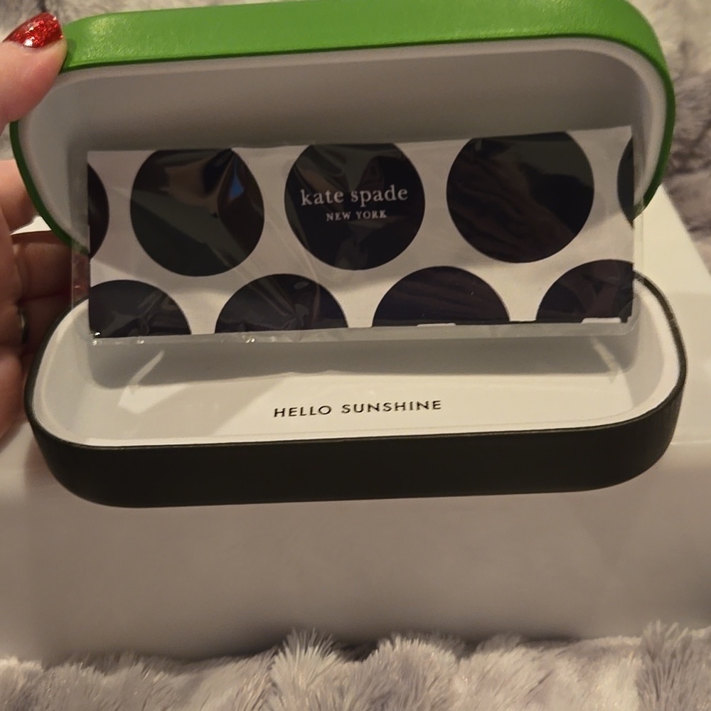 Kate Spade Black Sandi Sunglasses Brand New In Case - Picture 10 of 13
